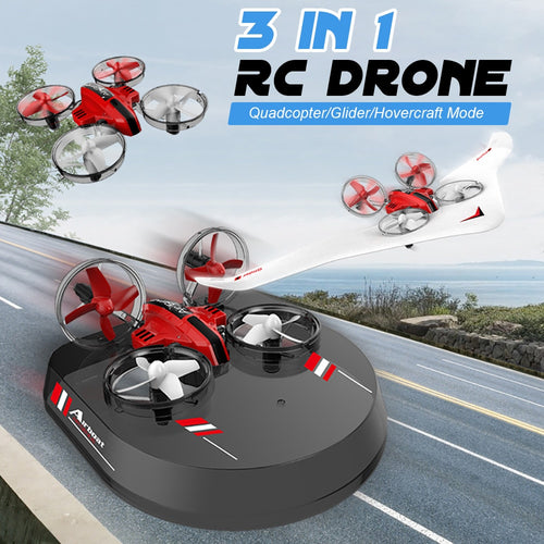RC Drone Airplane Hovercraft 3 in 1
